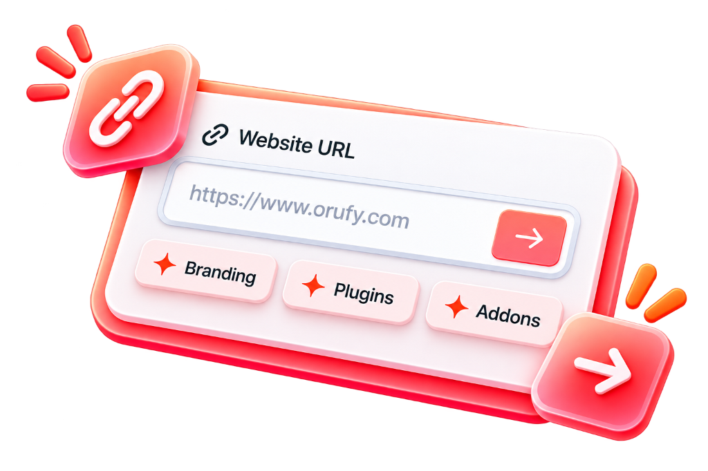 Enter Website URL and features
